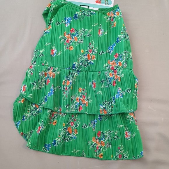 Boots & Barkley Other - Boots & Barkley Green Floral Dog Dress Medium Pet Apparel